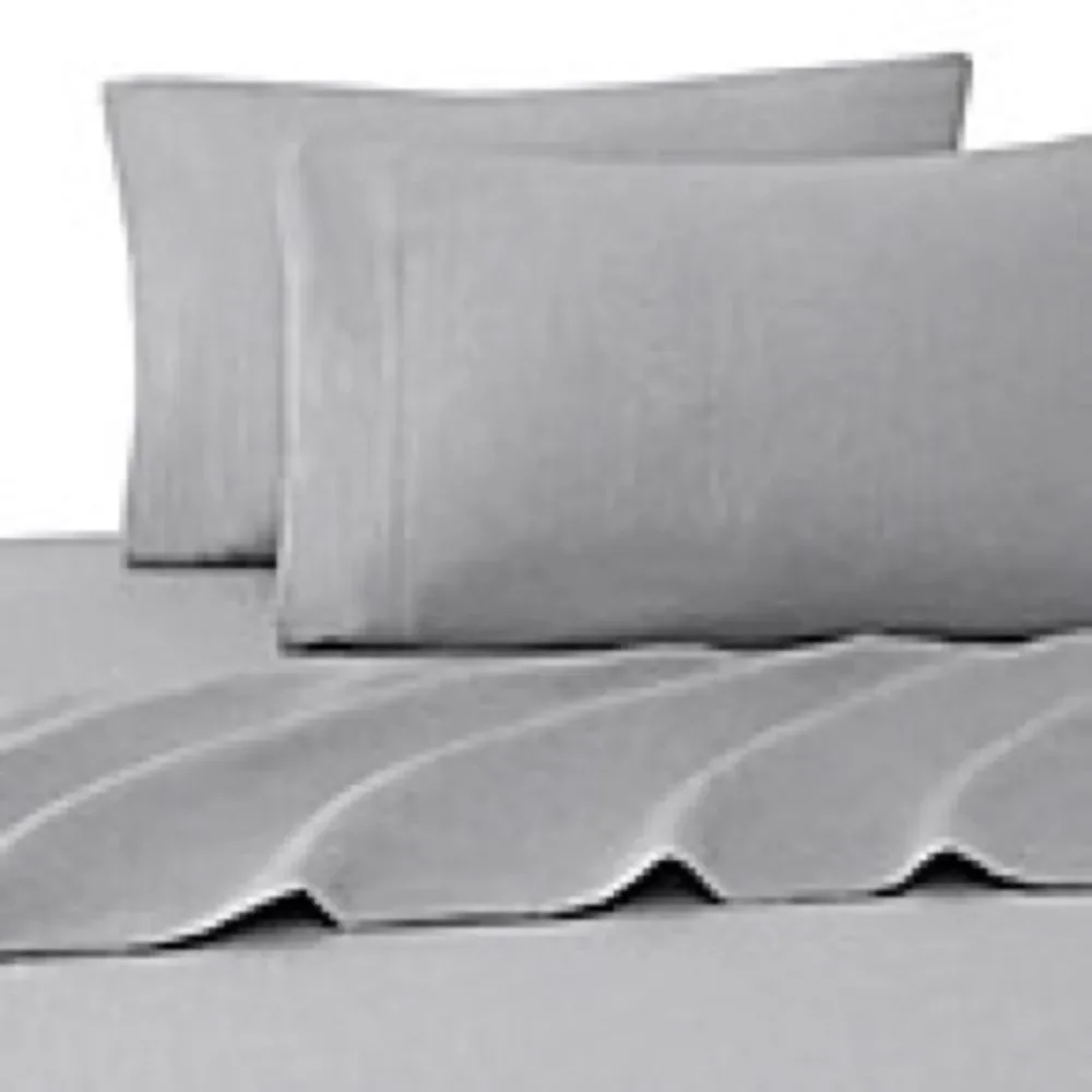 UGG®Devon 200-Thread-Count Twin XL Sheet Set in Gray Heather